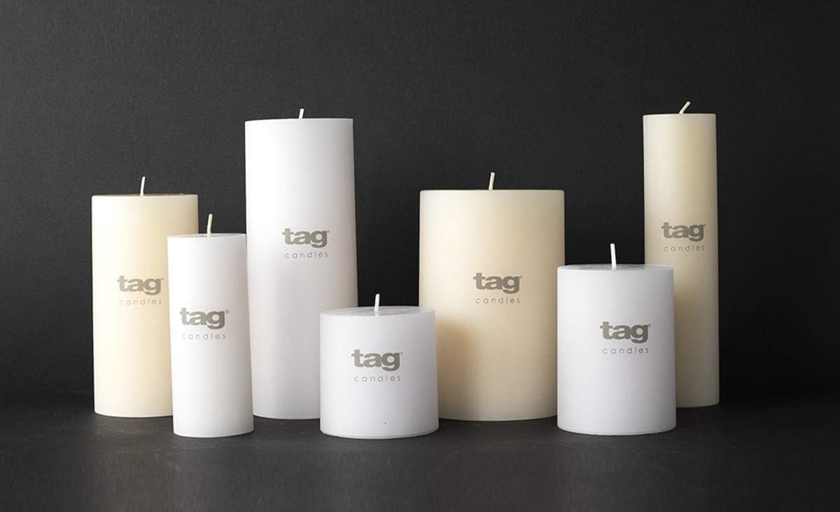 TAG Chapel 3X10 Ivory Pillar Candle