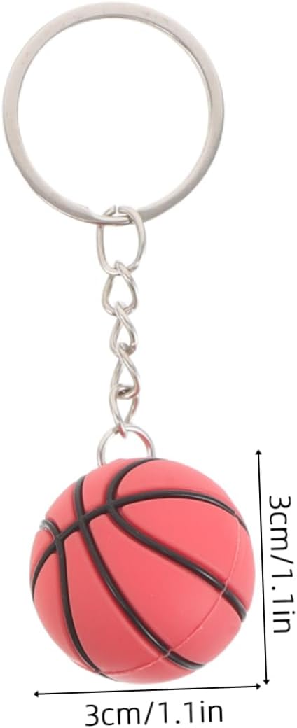 VICASKY 10pcs Sports Ball Keychains Set