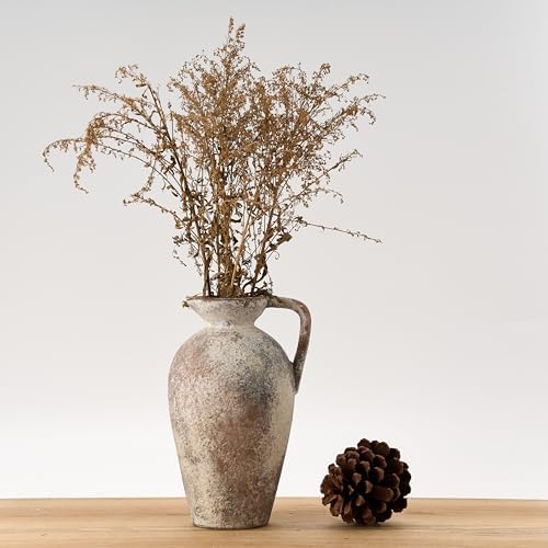 LUKA Ceramic Rustic Farmhouse Vase 925 Inch