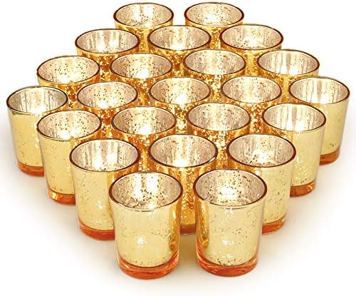Volens Gold Votive Candle Holders 72pcs Set