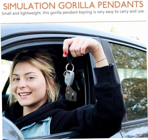 12pcs Cute Animal Keychain Gorilla Charm Birthday Party Favor