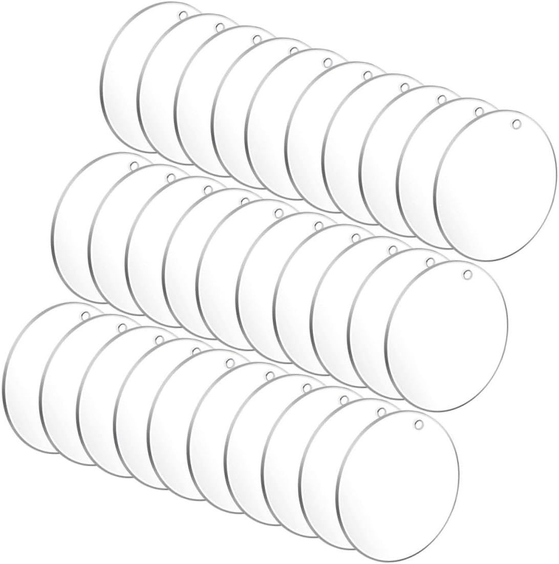 Gadpiparty 150pcs Keychain Blanks for Crafts and DIY