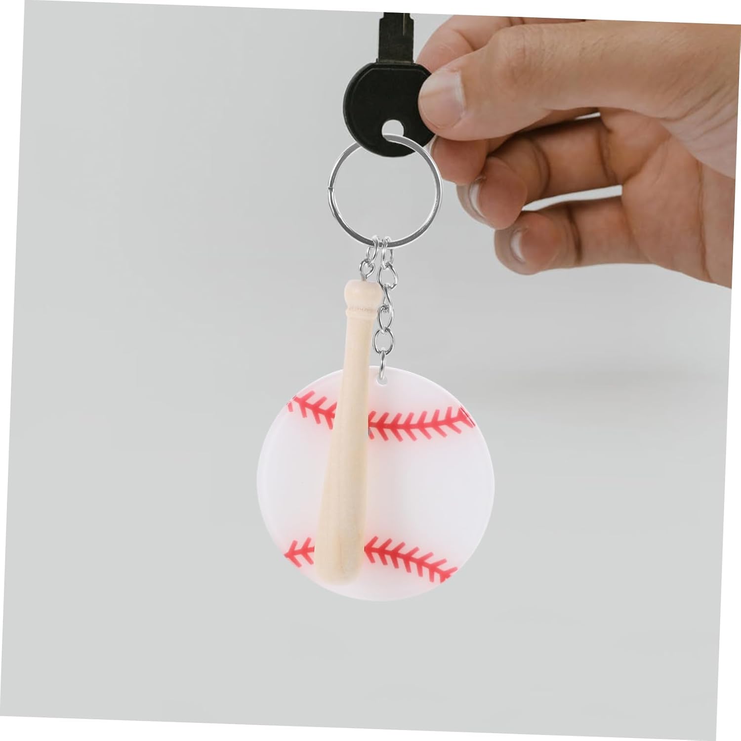 18Pcs Baseball Keychains for Boys and Sports Enthusiasts