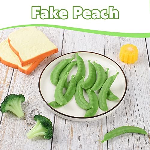 Lifelike Artificial Green Peas for Kitchen and Decor Use