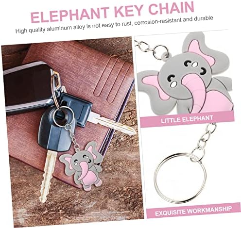 50pcs Cute Elephant Keychain Bag Pendant