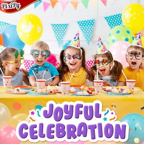 PixiPy Funny Paperboard Photo Booth Props - 30pc Hawaiian Theme