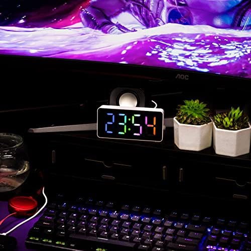 Betus Digital Alarm Clock with RGB Display