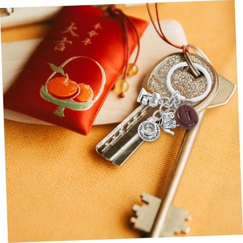VICASKY 2pcs Coffee Bean Keychain Set for Bags and Parties