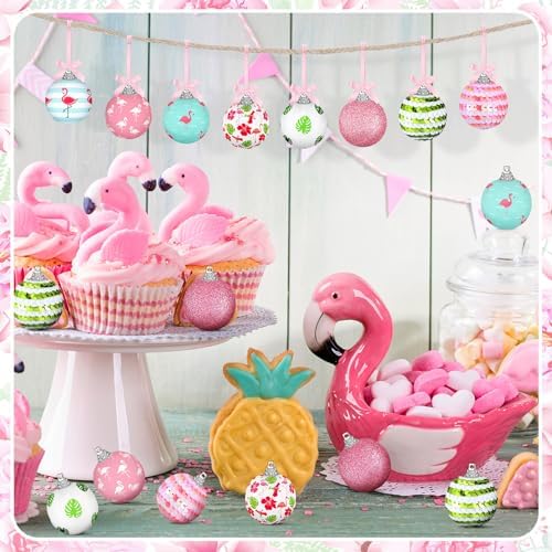 Zeyune 16 Pcs Tropical Hanging Ornaments
