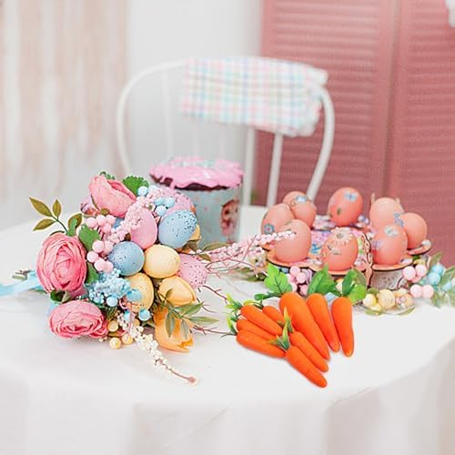 Wehhbtye 10PCS Artificial Carrots for Easter Decor