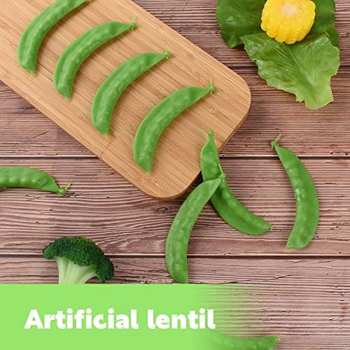Lifelike Artificial Green Peas for Kitchen and Decor Use