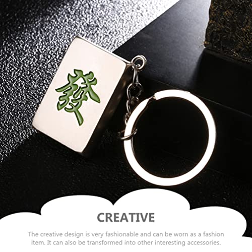 6pcs Mahjong Keychain Set for Couples and Feng Shui Lovers