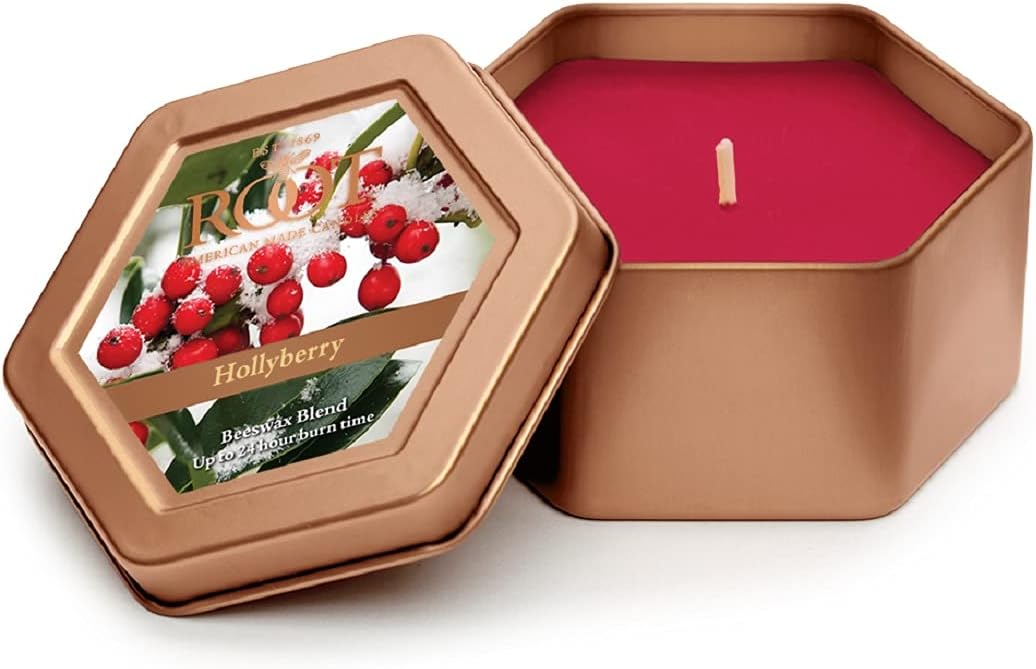 Root Candles Honeycomb Traveler Hollyberry Candle