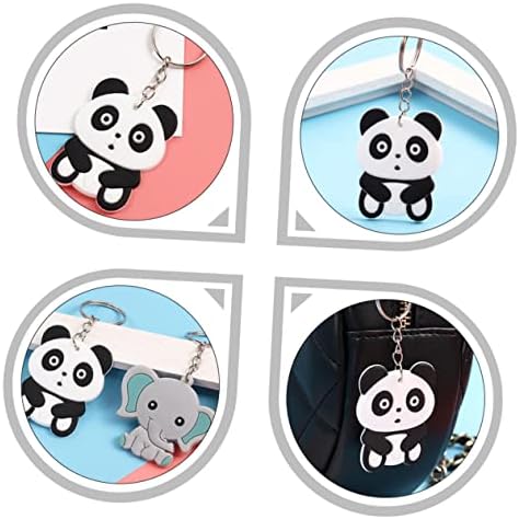 NUOBESTY 60pcs Cartoon Panda Keychain Set