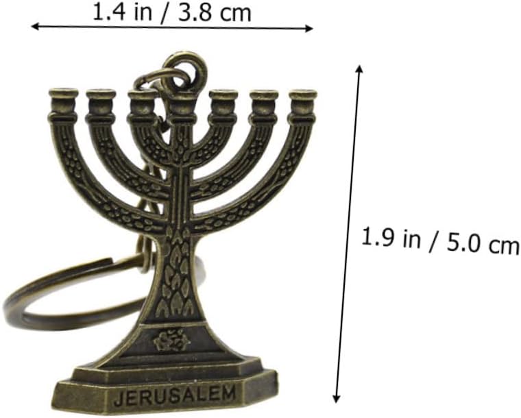 20 Pcs Hanukkah Key Ring Tote Purse Gift Ornaments Backpack Keychain
