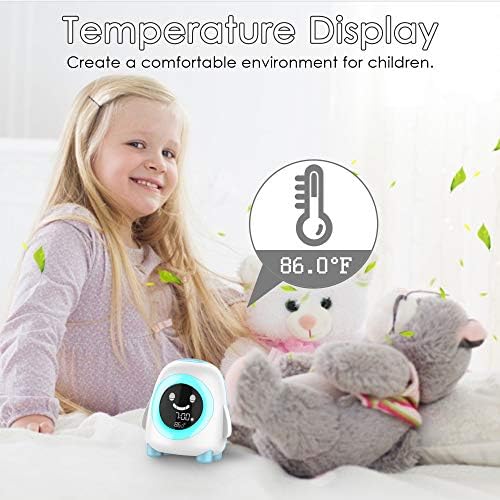 Kids Alarm Clock with Night Light and Sound