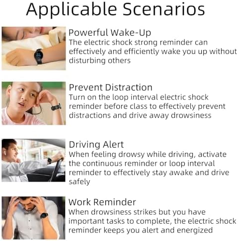 Electric Shock Alarm Clock for Heavy Sleepers
