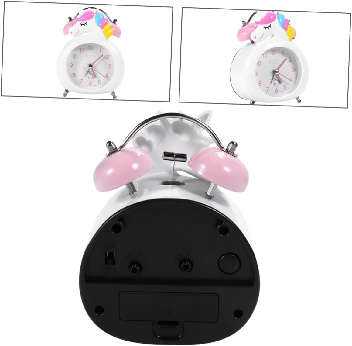 VINTORKY Desktop Alarm Clock Unicorn Design for Kids