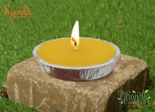 Hyoola Citronella Candles 3 Pack Outdoor Indoor