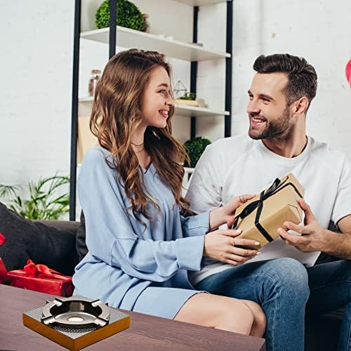 Stylish Metal Cigar Ashtray for Outdoor Use
