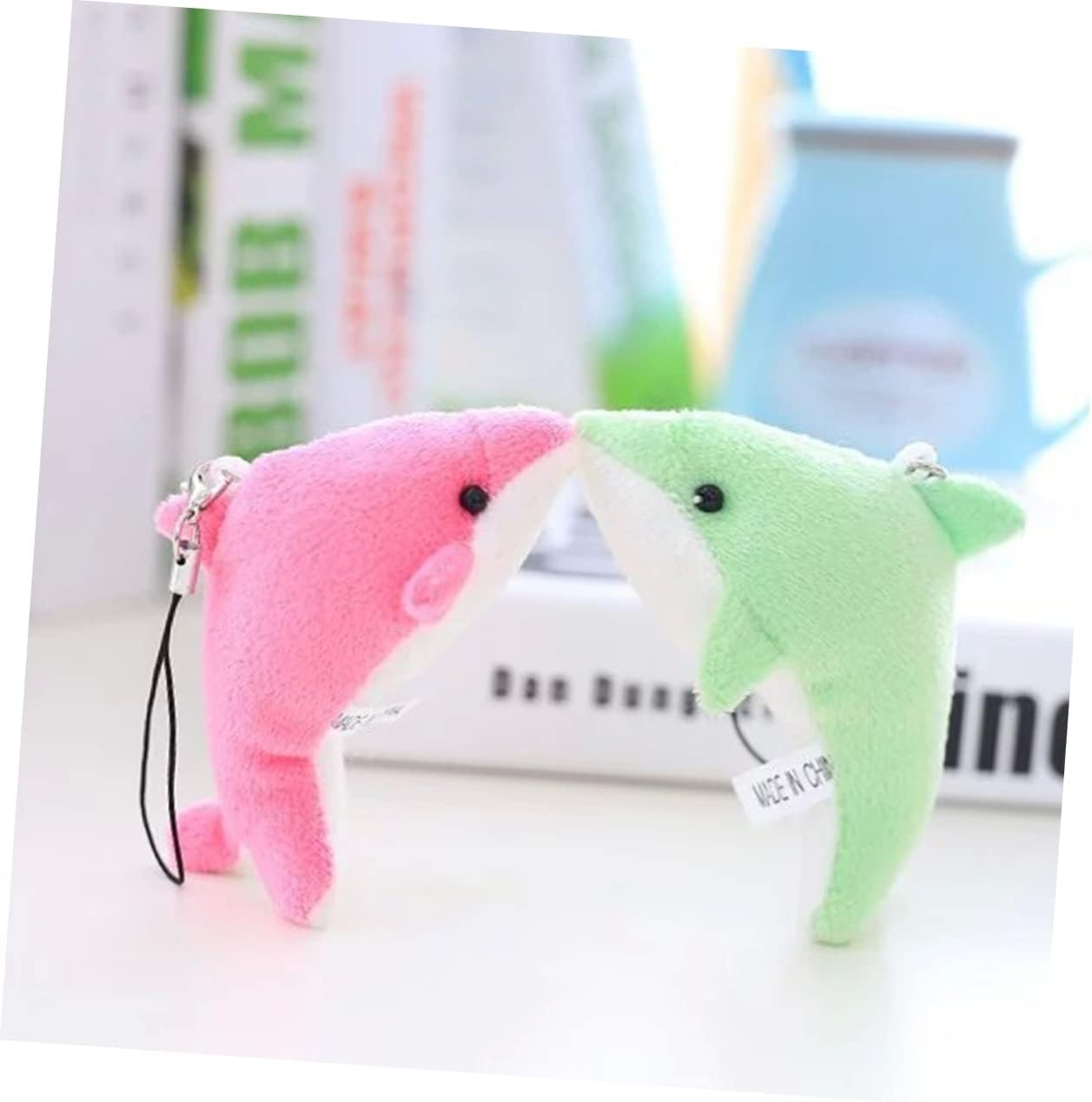 SOIMISS 25pcs Plush Keychain Mini Backpack Set