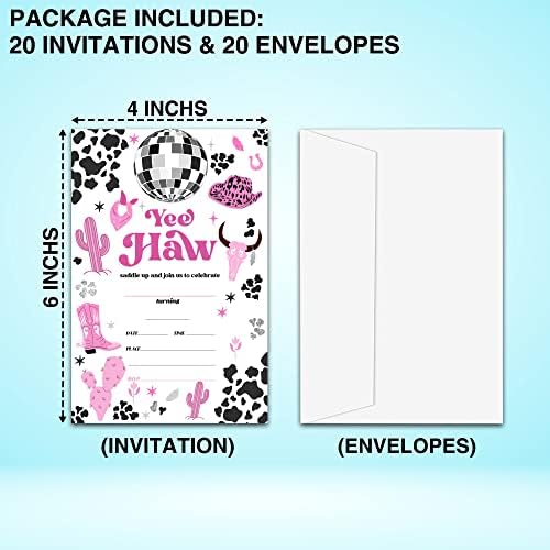 NYCTUG Cowgirl Birthday Party Invitation Cards