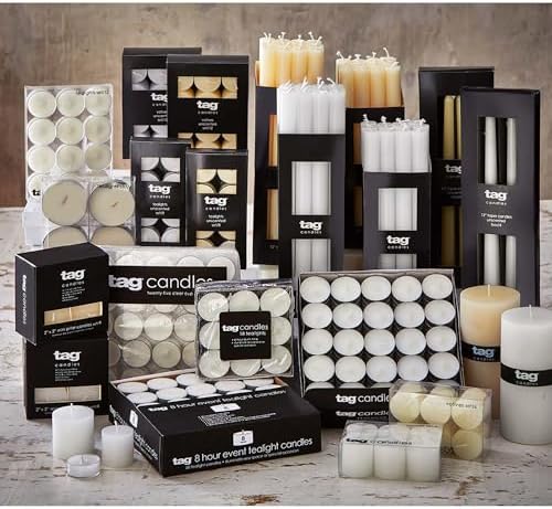 TAG Chapel 3X10 Ivory Pillar Candle