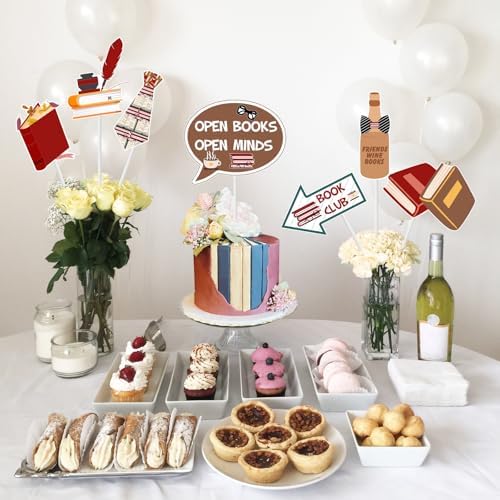 Sursurprise Book Club Photo Props Set of 24