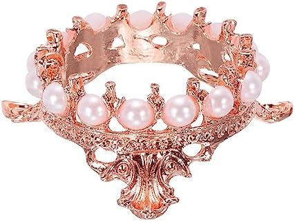 MECCANIXITY Rose Gold Crystal Ball Display Holder