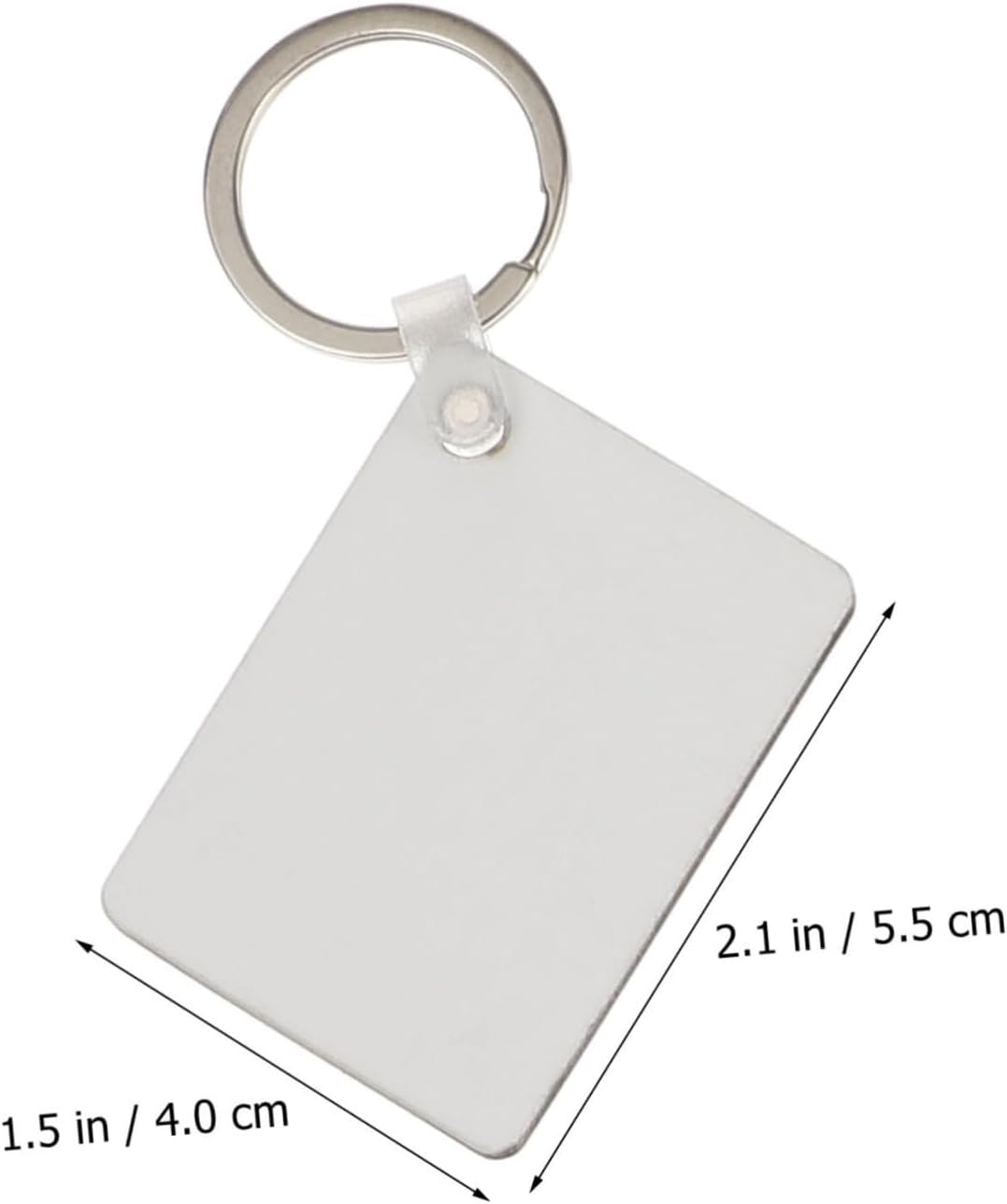36Pcs Sublimation Blank Keychain Kit for Custom Keychains