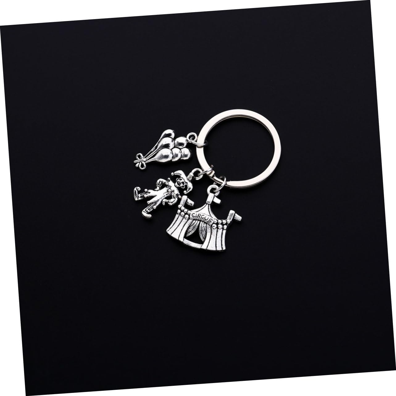 Circus Keychain with Plush Treasure Chest Design