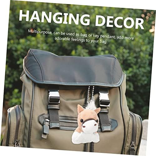 12pcs Cute Plush Animal Keychains for Decor and Gifts