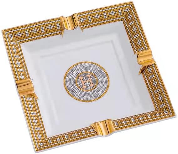 Cigar Ashtray for Indoor or Outdoor Use White 787787in