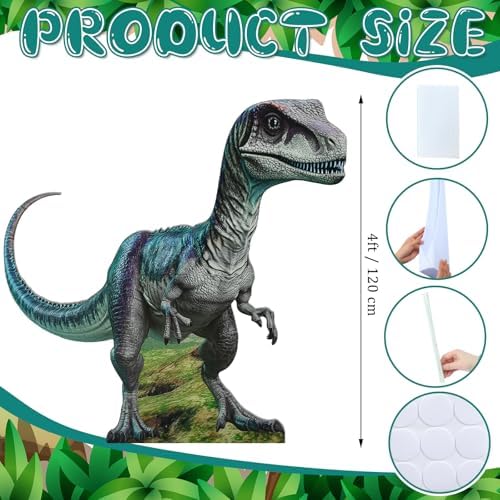 Colingmill 4ft Velociraptor Cardboard Standup Cutout