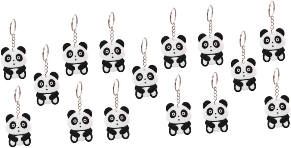 SOIMISS 20pcs Panda Keychain Set for Graduation and Party Favors