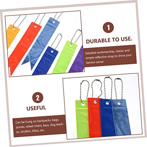 KESYOO Reflective Keychain Pendant Holder for Bags and Purses