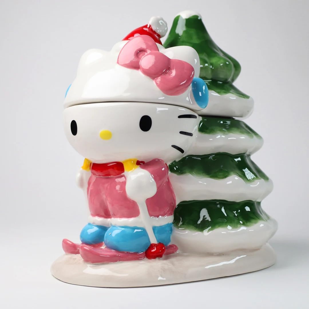 Blue Sky Clayworks Hello Kitty Christmas Cookie Jar
