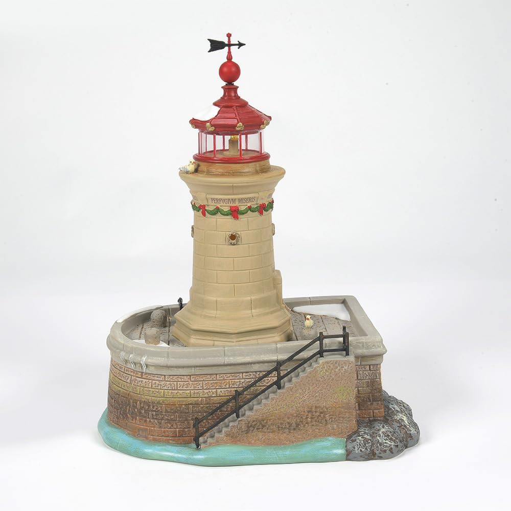 Department 56 Dickens Village Ramsgate Lighthouse Lighted Building