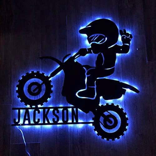 Custom American Football Metal Wall Art with LED Lights