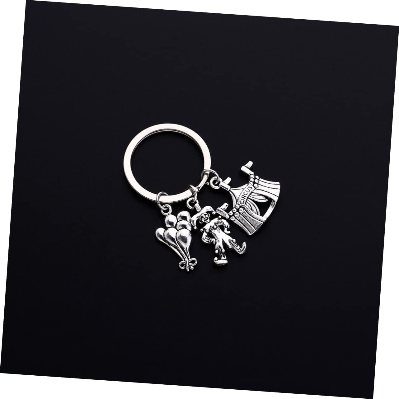 Circus Keychain with Plush Treasure Chest Design