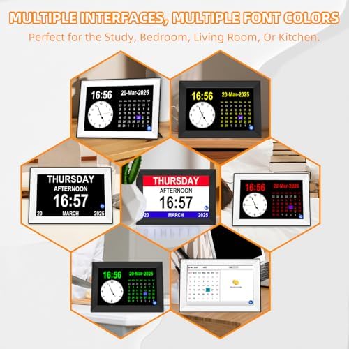 Bgift 10 Inch Touchscreen Alarm Clock for Seniors