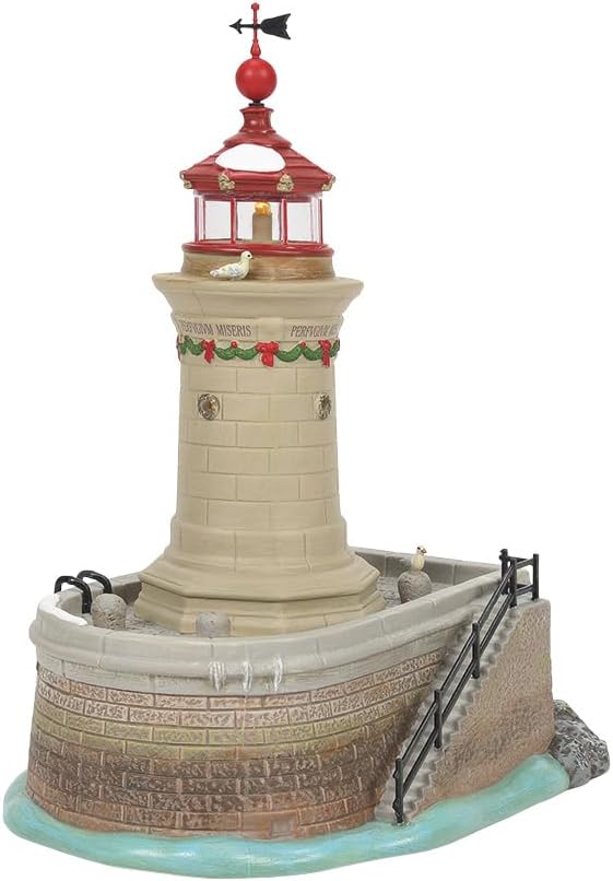 Department 56 Dickens Village Ramsgate Lighthouse Lighted Building