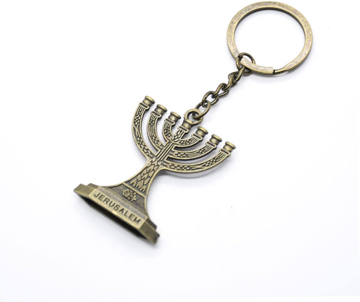 20 Pcs Hanukkah Key Ring Tote Purse Gift Ornaments Backpack Keychain