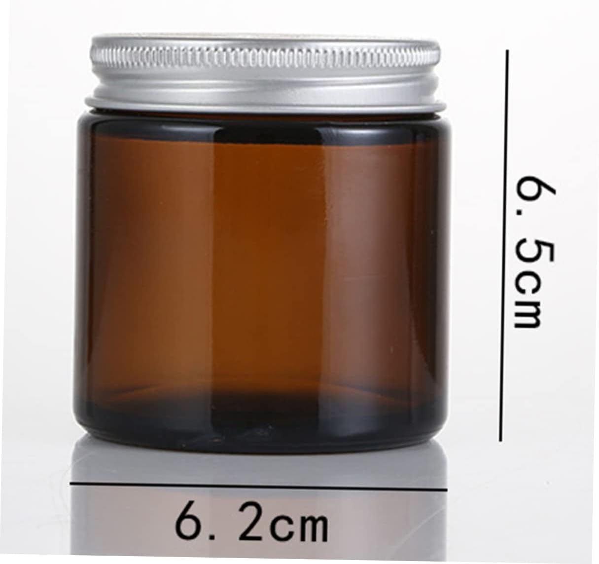 VILLFUL 10pcs Scented Candle Jar Lid Glass Perfume Bottle Aroma Container