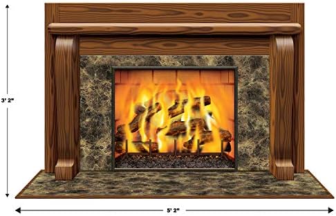 Beistle Fireplace Insta-View Party Accessory