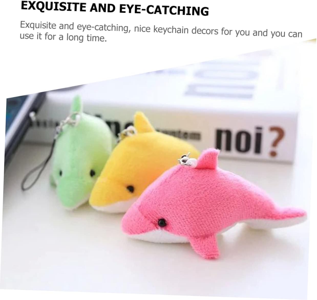 SOIMISS 25pcs Plush Keychain Mini Backpack Set