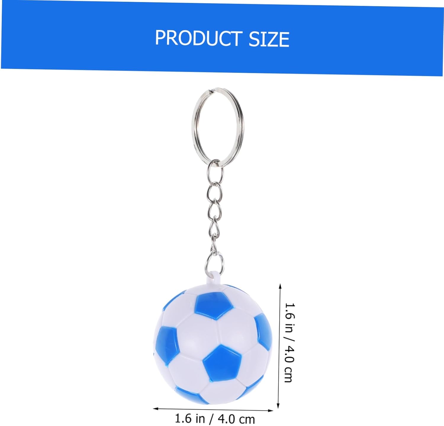 Soccer Ball Keychains 4cm Set for Birthday Party Favors