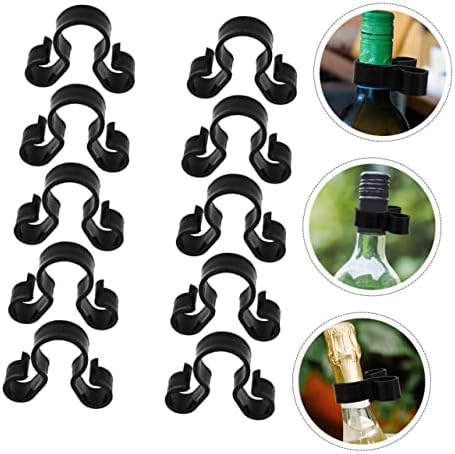 40pcs Dual Slot Candle Holder Safety Clips for Bottles and Wine