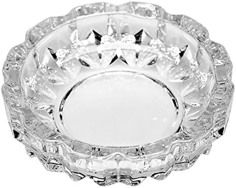 Deli Green Apple Crystal Heavy Glass Ashtray
