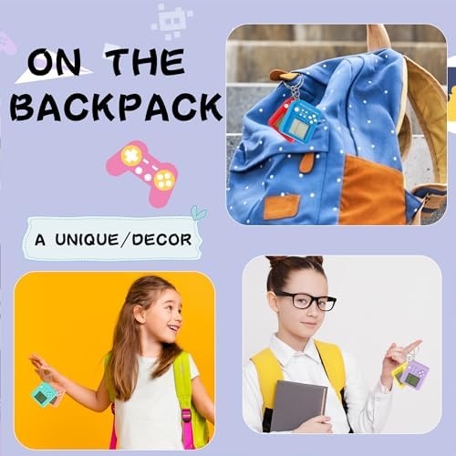30 Pack Mini Video Game Keychains for Gifts and Parties